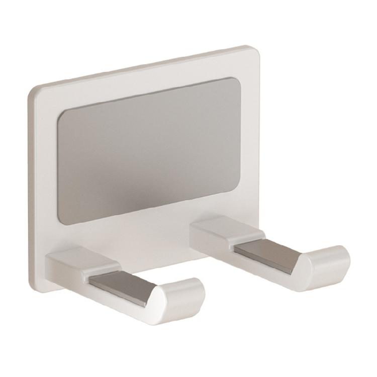 

Sturdy Aluminum Alloy Adhesive Hair Dryer Mounted for Household Organization and Styling in Bathrooms and Salons білий