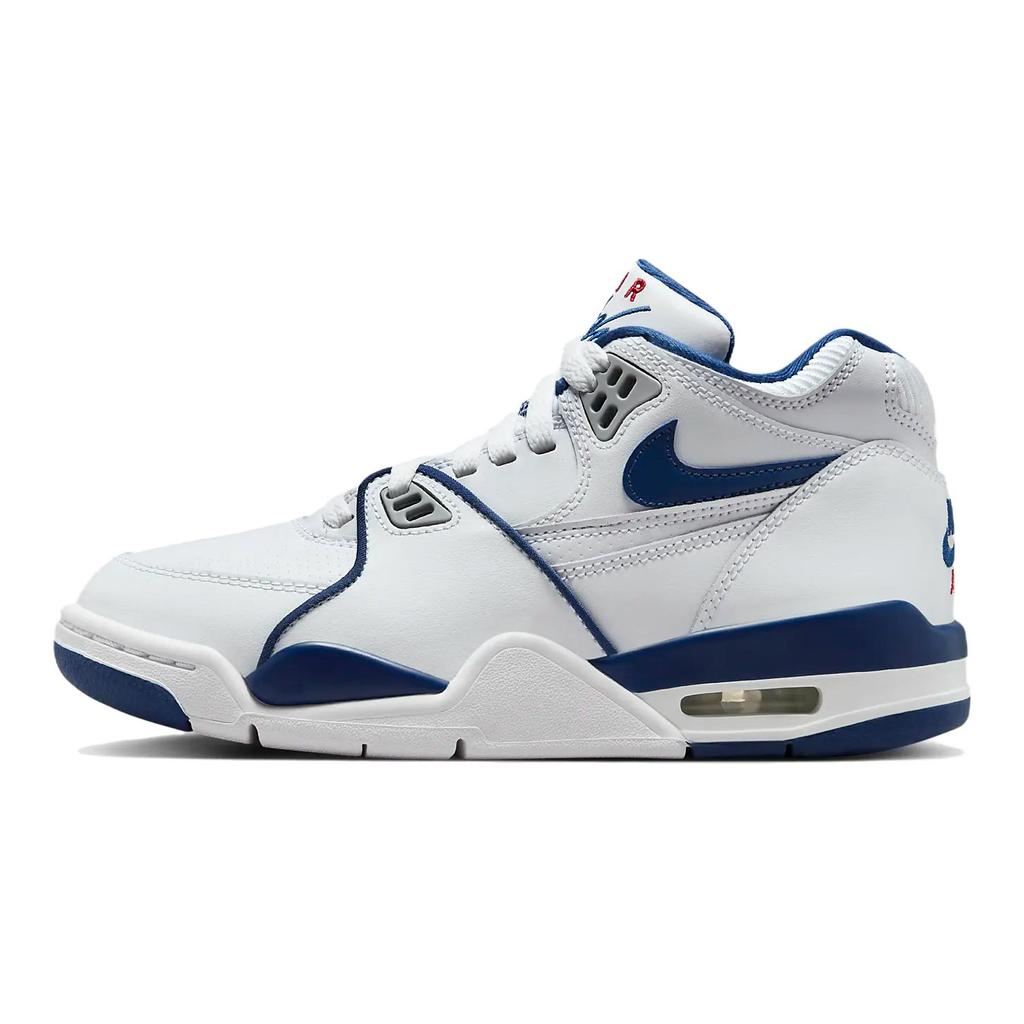 Nike Air Flight 89 GS Dark Royal Blue Kids Sneakers White Wolf-Grey Varsity-Red HF0406-103
