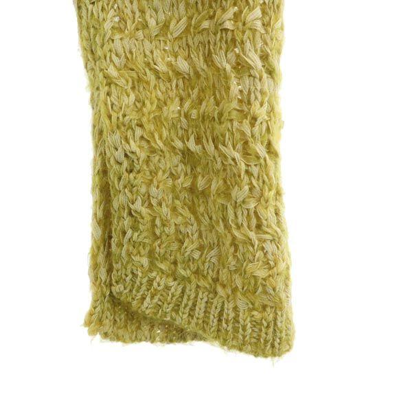 Unused Muller Wool Blend Long Sleeve Design Knit Sweater 38 of Yoshiokubo Women Used