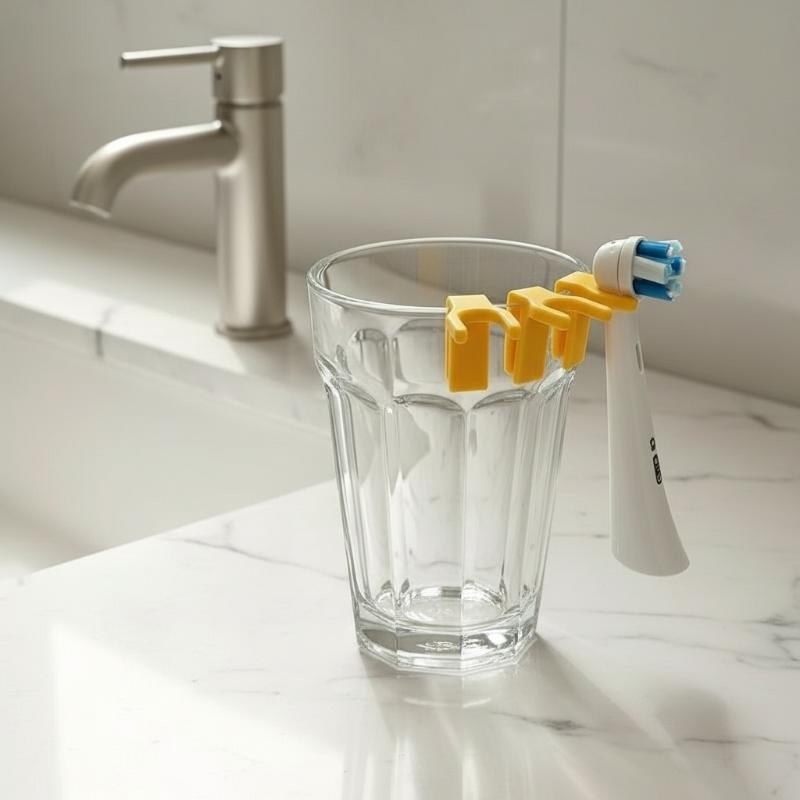 1/10Pcs Electric Toothbrush Head Holder Cup Mount Toothbrush Storage Rack Multicolor Plastic Drying Organizer