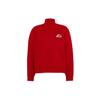 Coach FW21 Forever Series Solid Color Pocket High Neck Sweatshirt Men Tops Red C7645-BRD