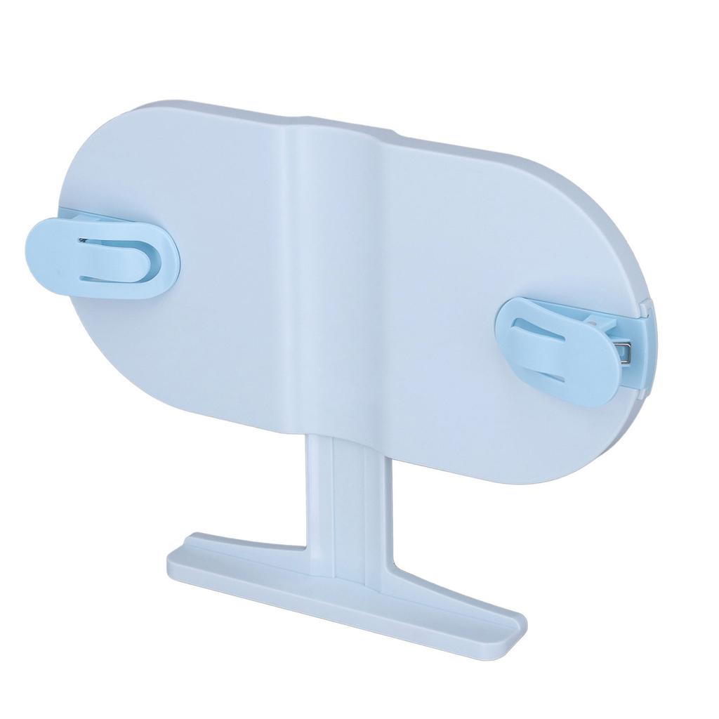 Suport de citire de cărți Ajustare lățime Suport de carte portabil, compact, albastru pentru telefoane mobile, tablete Stud