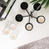 Black Metal Candle Holder Tealight Candle Stand Decorative Table