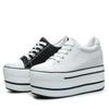 Fashion High Quality 2024 Platform Shoes Women Spring Autumn Women's Boots Fashion Canvas Shoes Breathable Women Super High Single Shoes