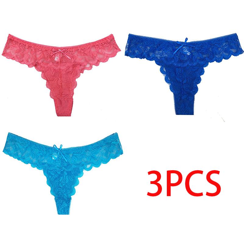 Lace Women's Sexy Thongs G-string Underwear Panties Briefs for Ladies T-back Panties Briefs Underpants