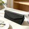 Magnetic Sunglasses Organizer Foldable Triangle Eyeglasses Case, Large Capacity Portable Scratch Resistant Glasses Holder Metal Storage Box for Women