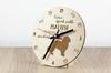 Maltese – Clock with dog, wooden clock with engraving | Art-Dog