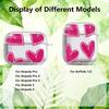 Clear Earphone Cases Cover Case For Airpods Pro3 2 3 Pro2 4 Pro 1 Pink And Blue Heart