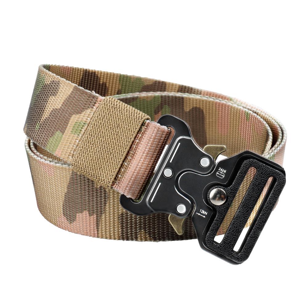 3.8 Cobra-Schnalle Taktischer Nylon-Gürtel - Multifunktionaler Outdoor-Militär-Canvas-Gürtel