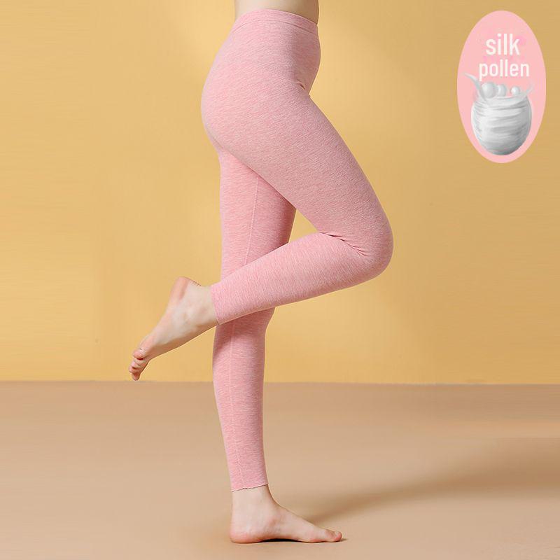 

Женские бесшовные двухсторонние брюки из немецкого бархата - мягкие, антибактериальные, самонагревающиеся, идеально подходят для осени и зимы M