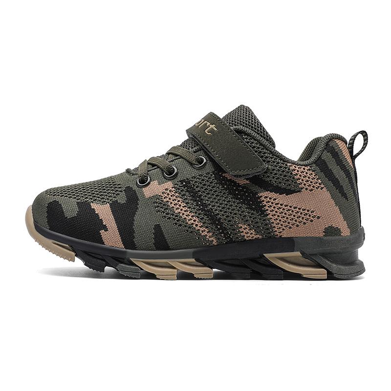 Fashion Children Shoes Boys Sneakers Al Camouflage Kids Casual Sneakers Breathable Comfortable Sports Tennis Shoes for Boy