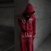 Unisex Oversized Hooded Long Sleeve Graphic Sweatshirt Streetwear Casual Pullover Winter