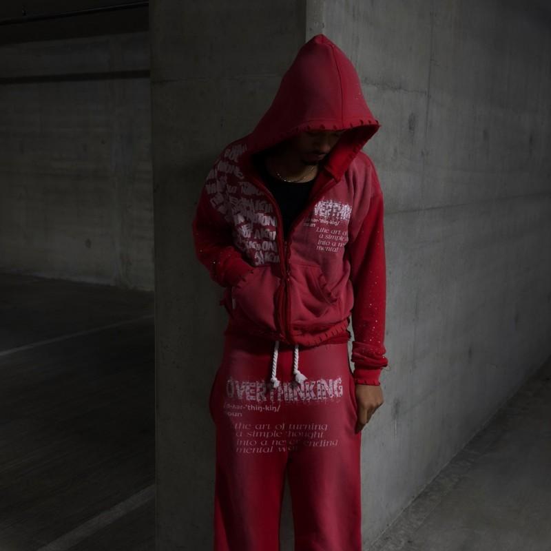 Unisex Oversized Hooded Long Sleeve Graphic Sweatshirt Streetwear Casual Pullover Winter