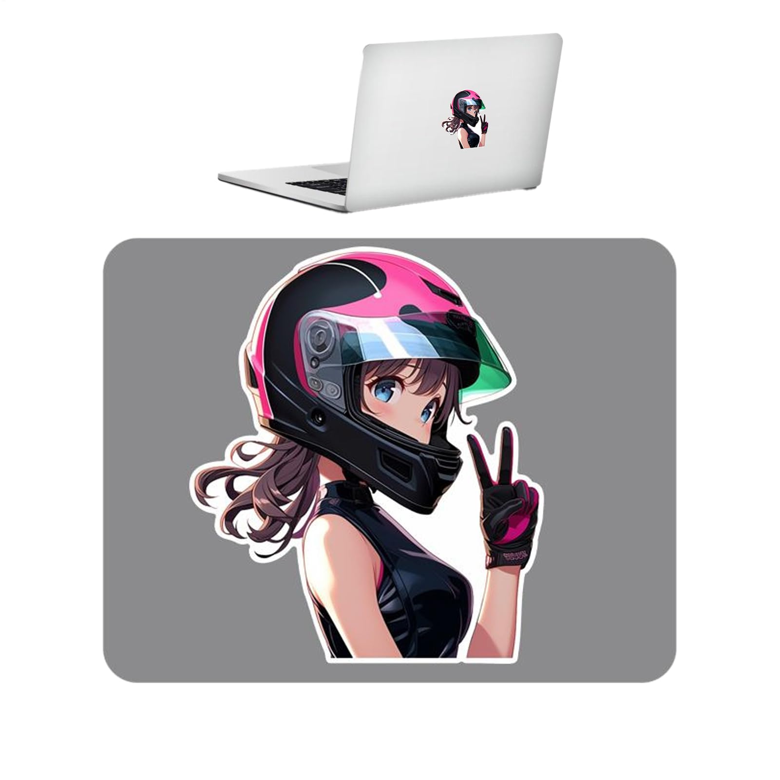 

Motorcycle Decal Sticker, Motorsport Sticker Racing Biker - Vista Print Creative Bumper Sticker - Please refer to the description