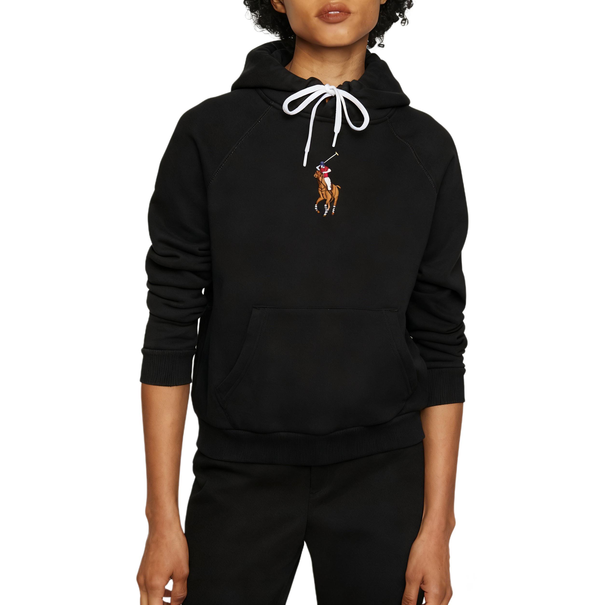 Polo Ralph Lauren FW25 Цветное вышитое лого Big Pony Флисовое худи Женские худи 211818053-005 XS