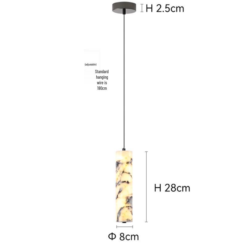 Lux Stone Headboard Ambient Pendant Light for Modern Spaces