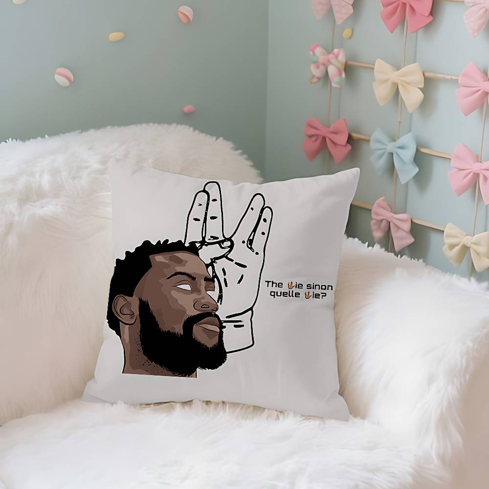 Damso The Life Vie Case Plush Fabric Soft Pillowcase Double Sided Print Cushion Cover Household Gifts
