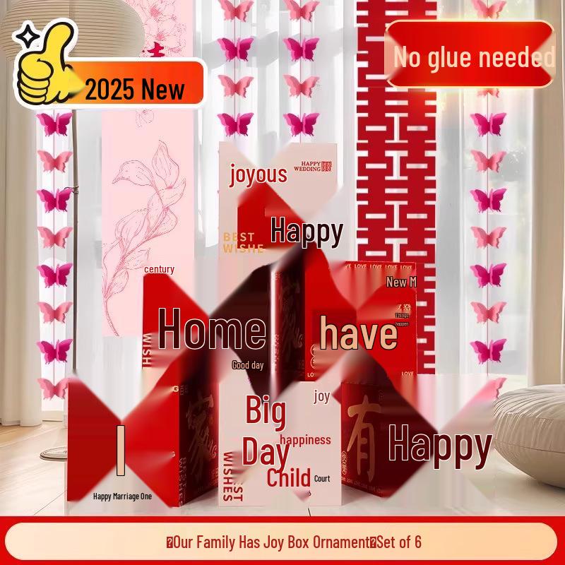 3D Xi Character Floor Décor for Wedding Bedroom and Living Room Display Set