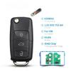 KEYYOU 2/3/4 Button 1J0959753 DA AH AG 1K0959753G 433Mhz ID48 Chip Remote Car Key For VW PASSAT Polo Skoda Seat Polo Golf Beetle