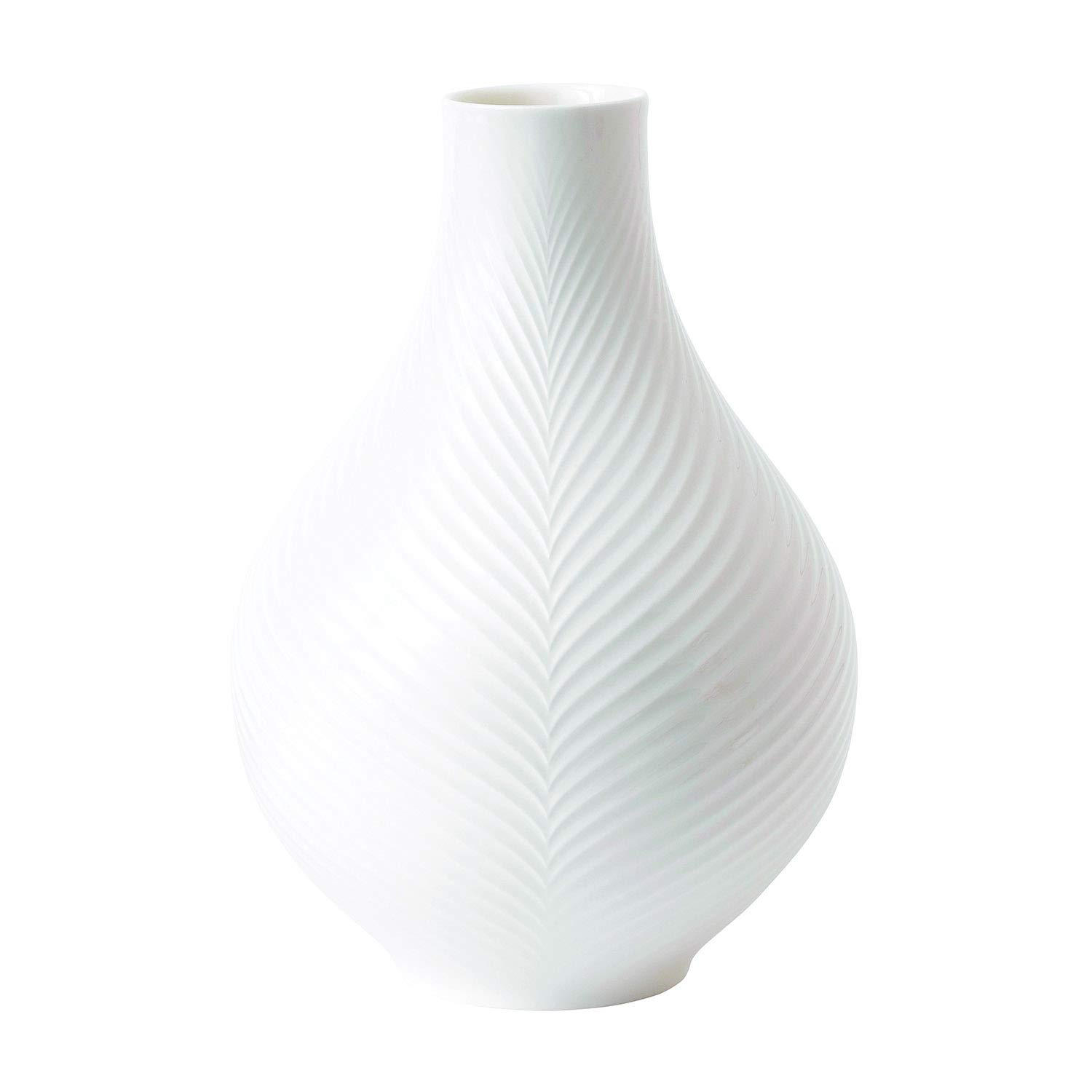 

Wedgwood White Folia Flower Wedding Product 40032149 [Officially Imported] Vase, 23cm, Gift, Number білий