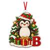 Christmas Cute Pet 2D Acrylic Hanging Ornament for Holiday Tree Decor