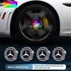 4 pieces 75mm suitable for Mercedes Benz W204 W205 AMG E210 E214 W222 magnetic levitation LED lighting hub cap lights SP3
