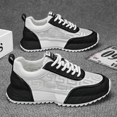 Chunky sneakers voor heren, designer casual schoenen, ademende sportschoenen, hardloopschoenen met vetersluiting, platformzool, gevulkaniseerde schoenen
