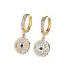 European and American Wind Devil's Eye Planet Series Micro-inlaid Zircon Fashion Earrings, Studs, Internet Celebrity Ear Buckles, Small Earrings 2026