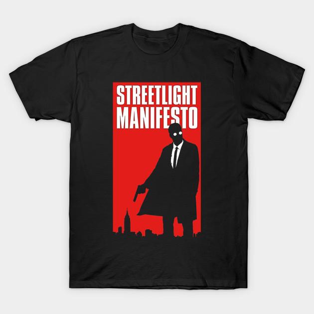 

Men Black Print T-shirt Streetlight Manifesto Band No-Cut Transfer Paper Print Cotton Tshirt 4XL