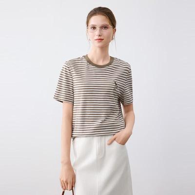 Women's Striped Short-Sleeve T-shirt