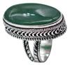 Green Onyx Natural Gemstone Ethnic Antique Design Ring US Size-7.5 A220