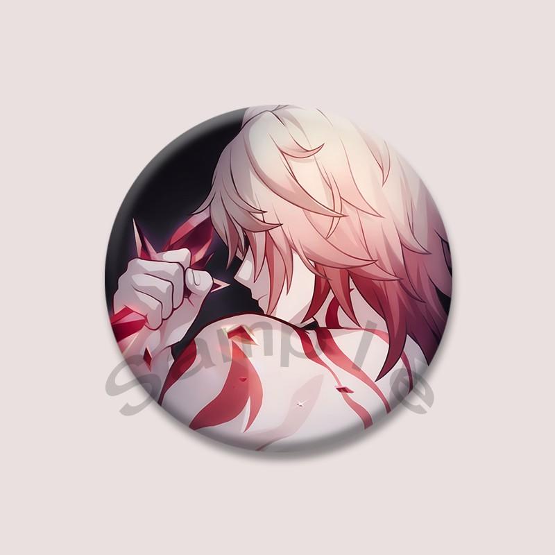 Honkai Star Rail Mydei Icons Acrylic Brooch Cartoon Figure Lapel Pin Badge for Women Men Clothing Bag Accessories Jewelry Decor