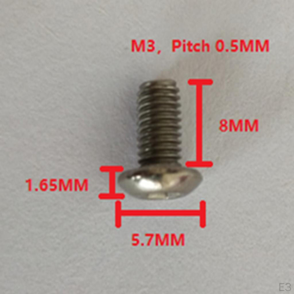 10x Metric Threaded M3 Hex Socket Head Screw 6mm/8mm/10/12/15mm