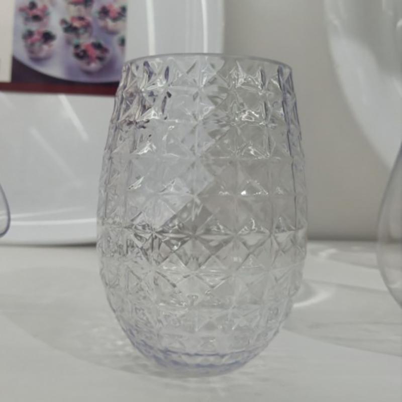 50 Bicchieri In Plastica Acrilica Trasparente, Riutilizzabili, Infrangibili, Senza BPA, Ideali Per Succhi, Whisky, Feste, BBQ E Picnic, Impilabili (7.2x7.5cm) - 3