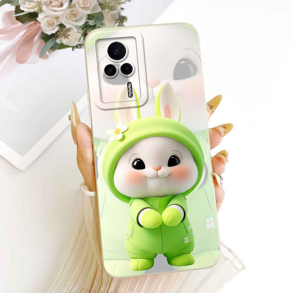 For Redmi K60E 5G 22122RK93C Case Lovely Cartoon Design Silicone Back Cover For Redmi K60e K60E 5G 6.67" Phone Cases Shockproof