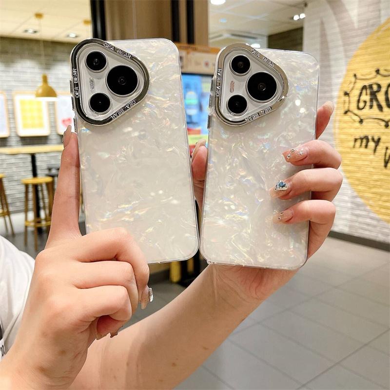 Luxury Pattern Phone Cases For Huawei Pura 70 P40 P50 P60 Pro + Plus Blink Back Cover Ladys Lovely Fashion Protect Shell