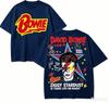 David Bowie Maglietta Regalo per Fan Unisex Unisex Harajuku Oversize Unisex Manica Corta Streetwear Alta Qualità Comoda Classica