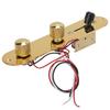 Guitar Control Plate Metal for TL Chrome Plated Prewired Circuit Board Replacement Accessories