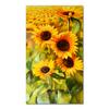 Amerikansk Stil Gullblomst Maleri Veggkunst Lerret Solsikkebilde Stue Lerretsplakat Trykk for Soverom Kunsttrykk Uten Ramme