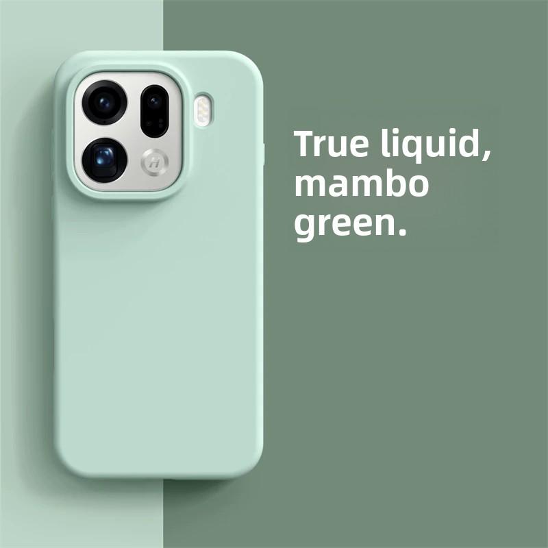 Custodia per Telefono per Oppo Find X9 Pro Lusso Silicone Morbido Liquido Sensazione Confortevole Copertura Interna in Floccato per Find X8 X9Pro 5G Bumper
