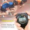 Running Counter Timer Digital Stopwatch LCD Sports Stopwatch Chronograph Stop Watch Training Timer