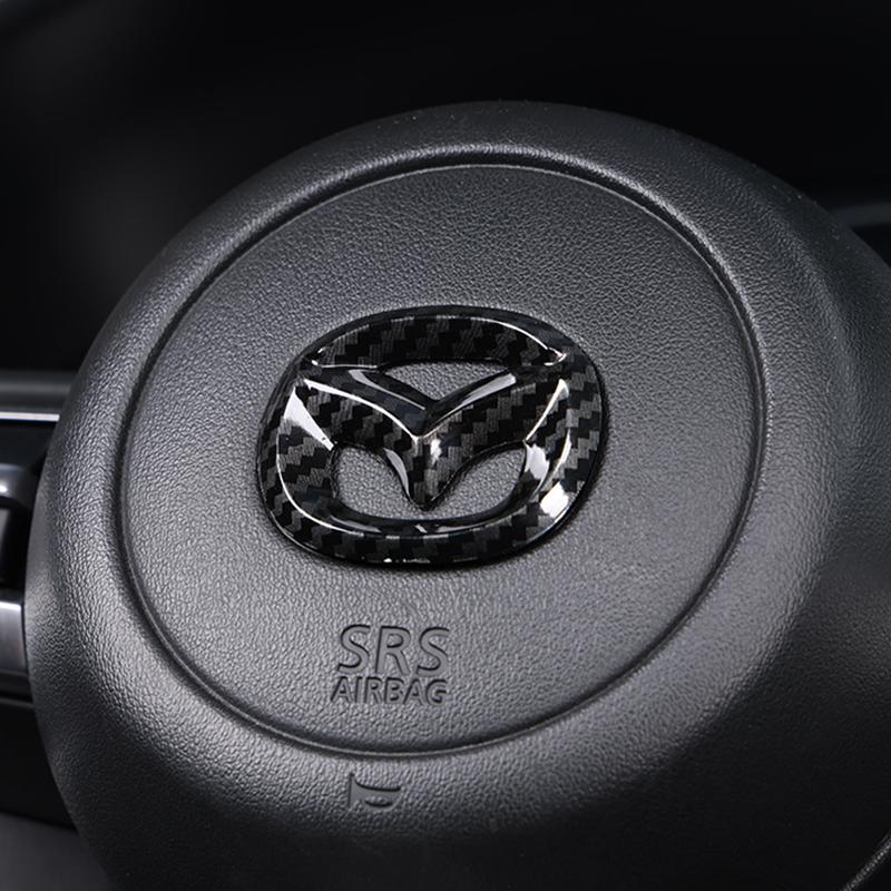 Mazdaspeed Car Steering Wheel Trim Label Sticker Auto Accessories For Mazda 2 3 6 5 Atenza CX3 CX5 MX5 CX7 Axela CX30 CX90 CX60