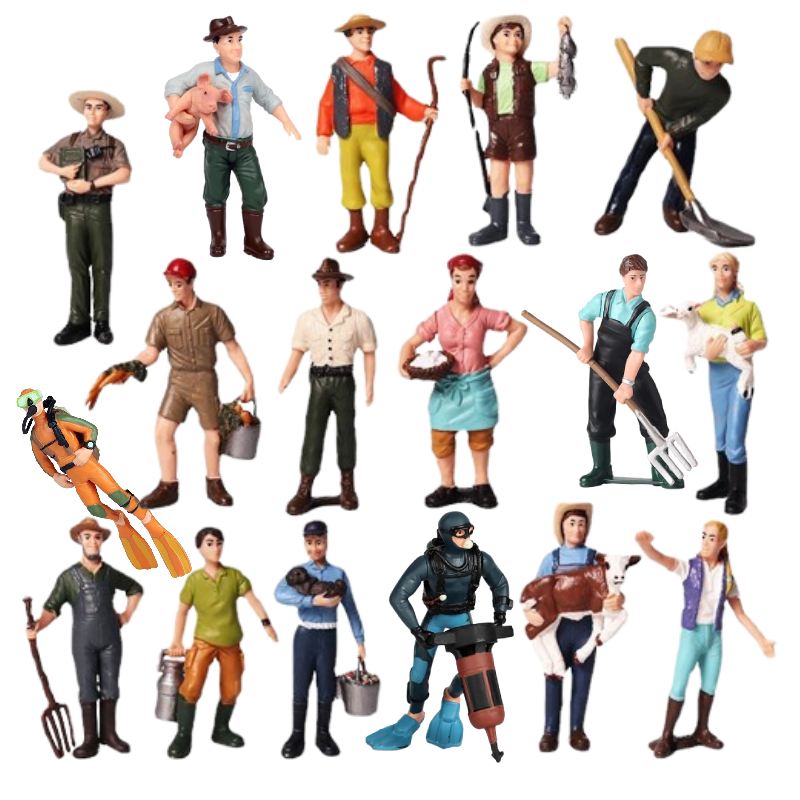 Model Doll Professional Toys Simulate Farm Pasture Decoration Plastic Material