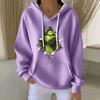 Women's Fashion Casual Christmas Angel Print Pullover Long-Sleeve Sweatshirt