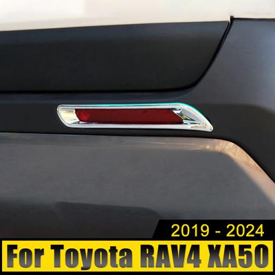 Per Toyota RAV4 XA50 2019 2020 2021 2022 2023 2024 Ibrido ABS Copertura Lampada Luce Fendinebbia Posteriore Auto Riflettore Paraurti Accessori