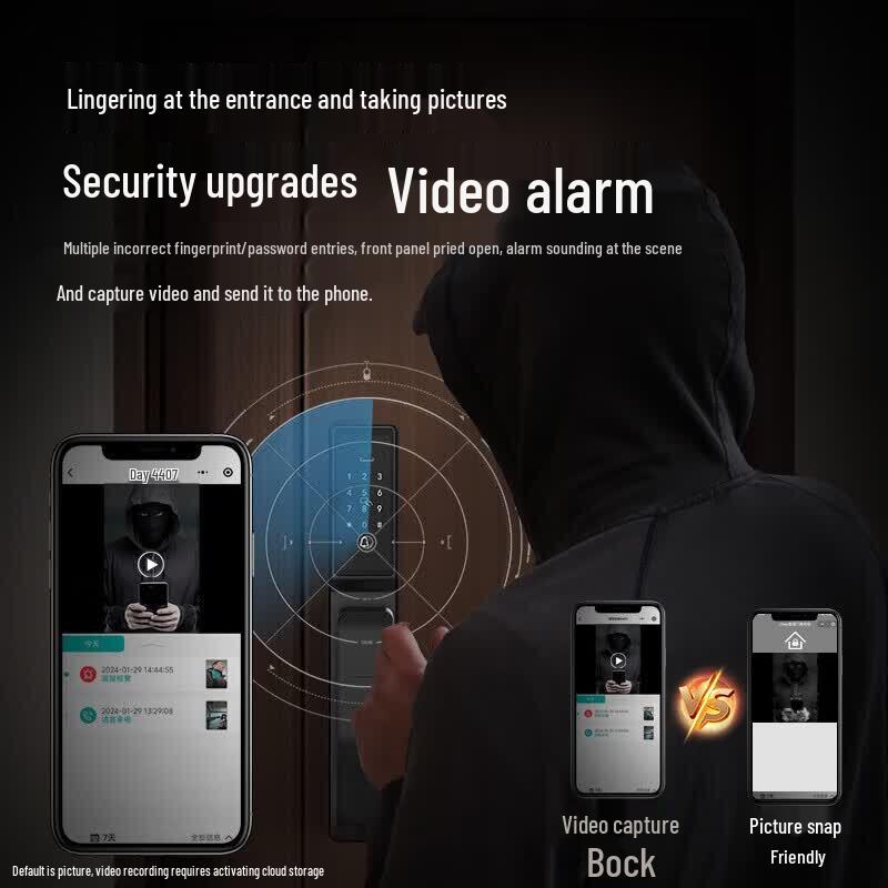BECK V6Max Smart Full-Automatic Fingerprint Door Lock with Visual Intercom