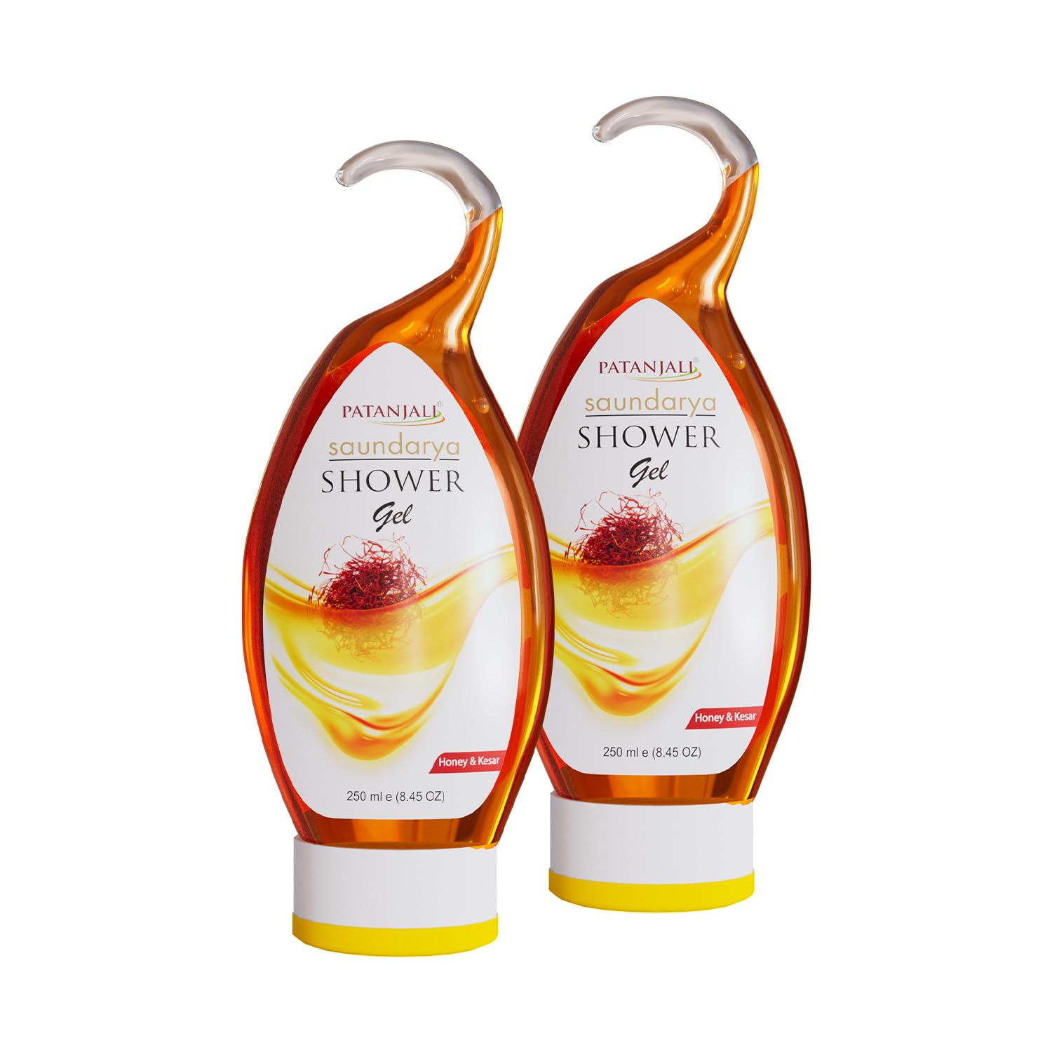 Patanjali Shower Gel 250mlX Pack of 2 for Refreshing, Nourishing, and Daily Skin Care with Herbal Extracts