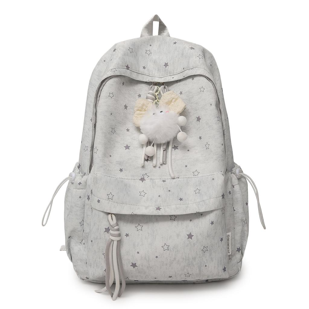 Schulranzen Koreanisch klein frisch Schulranzen weiblich Mittelschüler einfach Stern Rucksack leicht große Kapazität High School Rucksack