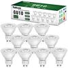 Tailcas Ampoules GU10 Led, 7W Équivalent Spots Halogene 50W, Blanc Chaud 3000K 500lm AC 220-240V Non Dimmable Sans Scintillement S