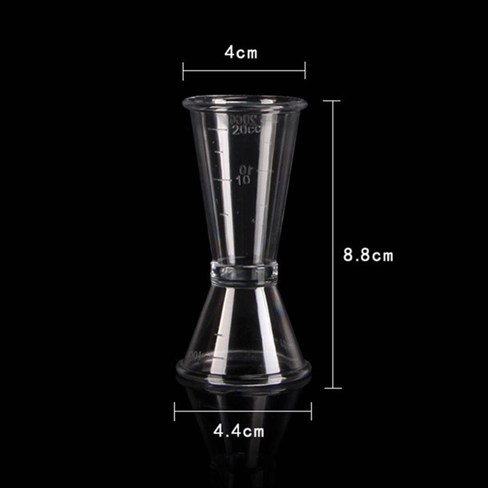 Deep Well Measuring Cup Double Measure Transparent